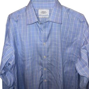 Charles Tyrwhitt Blue Check Men's Shirt